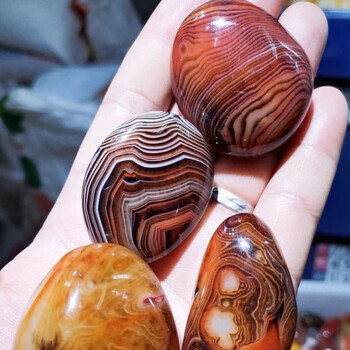 南京雨花石原石天然鹅卵石大品缠丝玛瑙精品3 4厘米的6颗 图片价格品牌报价 京东