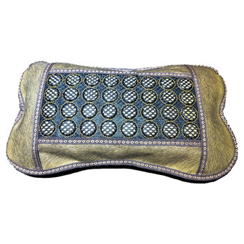 天然富贵红泗滨砭石枕头保健枕头磁疗颈椎枕睡眠正品泗水浮石电加热