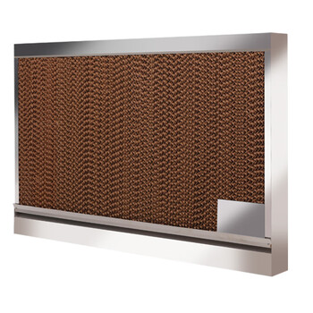 不锈钢水帘墙湿帘纸蜂窝纸芯水帘纸工厂养殖场大棚用降温排风系统 内