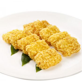 新品亚洲渔港玉米片虾排1.2kg/盒(30片) 海鲜小吃西餐快餐