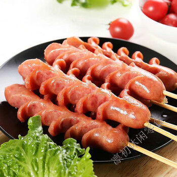fghgf 淀粉肠 根开花大香肠麦穗肠街边小吃夜市香肠串烧烤油炸 60g*40