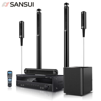 山水（SANSUI）F7 音响 家庭影院 5.1音响套装 家庭KTV 蓝牙 功放 家用环绕组合 落地电视音箱