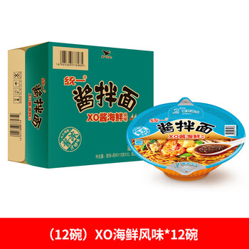统一酱拌面卤香牛肉贵州豆豉炸酱面泡面拌面速食方便面宿舍夜宵 (12碗