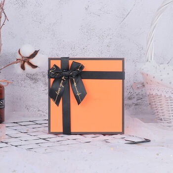 礼盒礼物盒ins风包装盒杯子空盒简约生日礼品盒子520盒子批发蝴蝶结