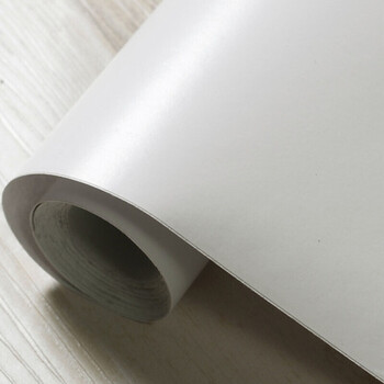 投影幕布墙纸自粘 自粘墙纸pvc防水墙贴 纯白色即时贴家 普通纯白【亮