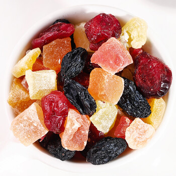 甘源 休闲零食 混合蜜饯水果干 75g  葡萄干芒果干黄桃干混合果脯网红