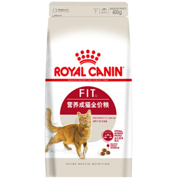 ROYAL CANIN 皇家猫粮 FIT32理想体态 营养成猫猫粮 全价粮 0.4kg 优选营养配方 维持健康体重