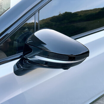 旭杉斯埃安splus后视镜罩aionsplus黑耳埃安魅反光镜外壳罩改装倒车镜