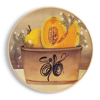 餐厅墙面圆形装饰画水果餐桌壁画现代简约温馨北欧厨房挂画 lkf11 ym