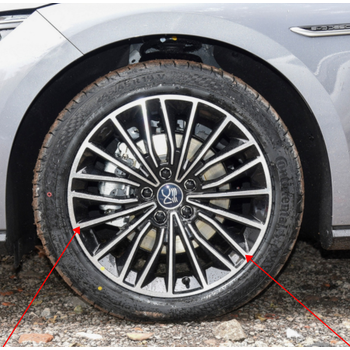 比亚迪汉dm轮毂修复自喷漆银色轮毂喷漆划痕修复补漆笔拉丝高亮银