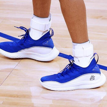 8代篮球鞋curry8彩虹生日男女实战战靴耐磨运动鞋8白蓝39