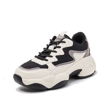 clawmoney女款潮流老爹鞋女鞋运动鞋米白35