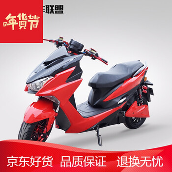 【京东优选】电动车 电动摩托车72v成人电动车傻妹电摩 72v80a锂电池