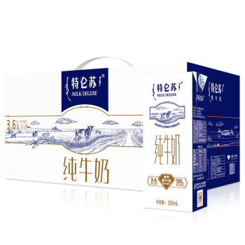 蒙牛 特仑苏 纯牛奶 年货送礼必备 250ml*12 礼盒装