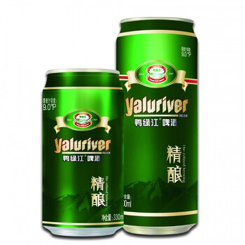 严选优品鸭绿江啤酒雪花啤酒鸭绿江冰生丹东特产啤酒8度易拉罐啤酒冰