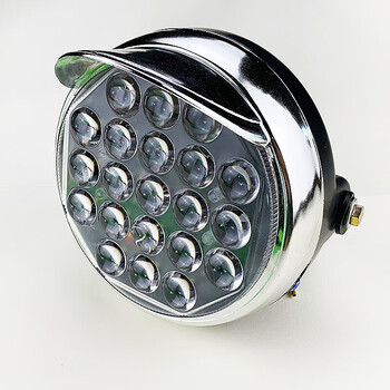 宗申三轮车摩托车前大灯适用淮海福田五星电动大灯总成亮强光led前照