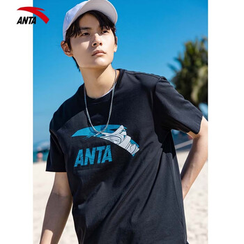 【张继科同款】安踏短袖t恤男2022春夏季新品男女同款吸湿排汗圆领大