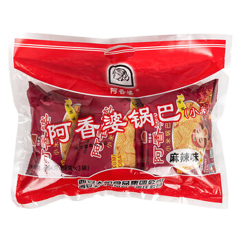 阿香婆小米锅巴88g3麻辣味休闲零食膨化食品麻辣味