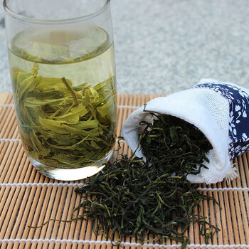 池州霄坑野生茶2021新茶有机绿茶安徽池州肖坑特产高山富硒茶500g