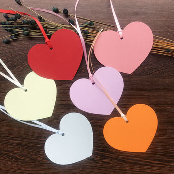 心愿卡片带绳子心愿墙节日三八妇女神装饰纯色无字许愿活动卡片吊留言