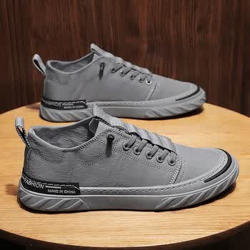 阙珞磐秋季一脚蹬草编帆布渔夫鞋男士布男鞋夏季透气薄款老北京布鞋