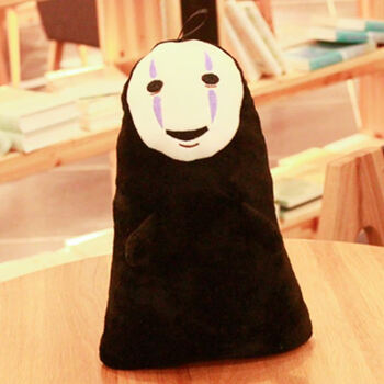 玩具抱枕搞怪娃娃千与千寻玩偶生日礼物无脸男黑色92760厘米大号抱枕