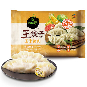 必品阁（bibigo）王饺子 玉米猪肉840g 约24只 速冻水饺早餐夜宵 蒸饺煎饺锅贴年货