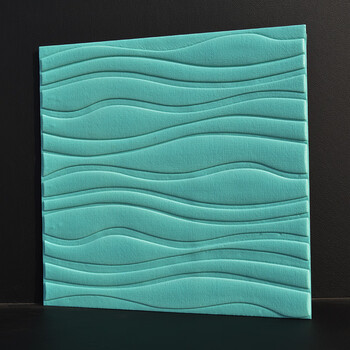 波浪3d立体墙水壁纸客厅简约店面酒店装饰背景墙电视墙墙纸自粘q1清新