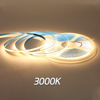 24v低压led柔性软灯条家装吊顶亮线形灯 5米装24v每米320珠高亮【3000