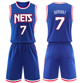 yyson 21年篮网球服城市版欧11号球衣定制比赛训练队服篮球服套装 深