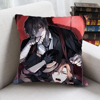 太宰治公仔文豪野犬周边抱枕中岛敦太宰治中原中也靠枕动漫二次元学