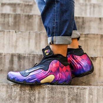 foamposite pro喷泡潮流时尚炫酷运动篮球鞋 bv6648-605渐变紫百家衣