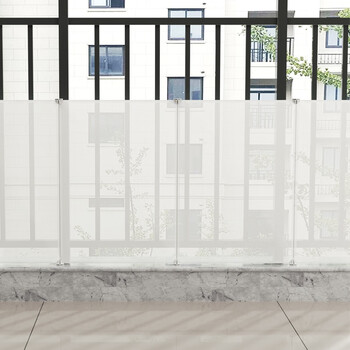 阳台护栏围板挡板防盗窗户遮挡神器隐私布栏杆防护隔板防水防雨板 长