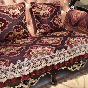 红木沙发垫坐垫高档防滑红木沙发坐欧式沙发防滑深色皮沙发套罩靠背巾