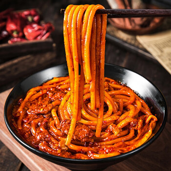 新疆爆辣炒米粉袋装干粗粉微辣中辣酱香特产 【3袋装】-爆辣 新疆炒