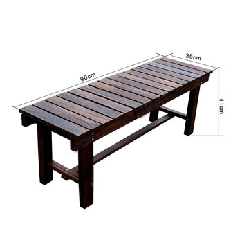 户外防腐木公园椅子休闲长木椅木头排椅长椅室外长条凳子公共坐椅 a款