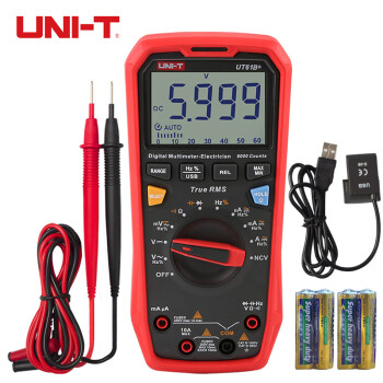 优利德（UNI-T）UT61B+ 万用表数字真有效值智能防烧自动万能表电工多用表