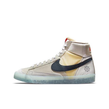 blazer mid cny 丝绒糖果粉绿刮刮乐开拓者板鞋女dd8482-163 米黄蓝色