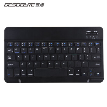 吉选（GESOBYTE）BK69键盘 无线蓝牙键盘 办公键盘 超薄键盘  黑色