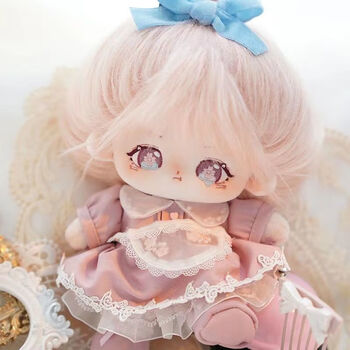 沃希欧古力古力棉花娃娃樱嘤怪公仔女孩20cm厘米裸娃衣服无属性超萌少