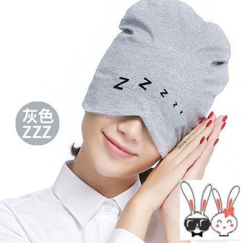 新品睡眠帽睡觉隔音头套睡眠神器用的风晚上睡觉g头套不压头发的帽子