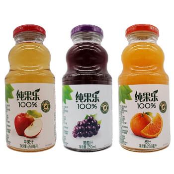 都乐橙汁dole纯果乐果汁混合口味苹果葡萄250ml6瓶纯果乐橙汁6瓶