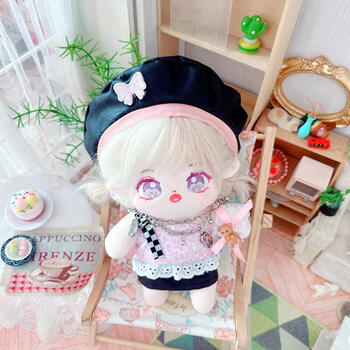 迪士尼(disney)棉花娃娃衣服毛绒玩具女孩公仔男布娃20cm十二星座生日