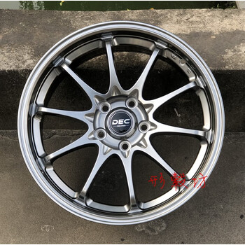 贺洛171819寸思域高尔夫飞度雅阁凯美瑞亚洲龙皇冠改装抛边轮毂18寸