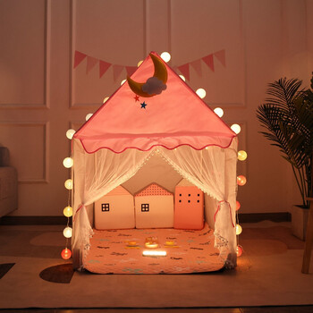 儿童城堡帐篷  儿童帐篷室内儿童房间装饰公主房女孩房室内小房子梦幻