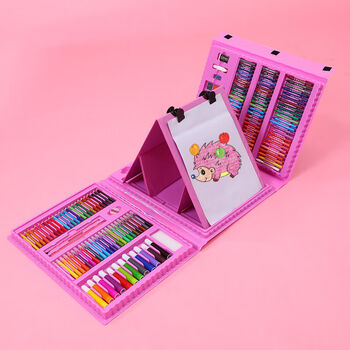 小熊美术材料包套装画笔美术用品学习用品文具幼儿园水洗画画工具 208