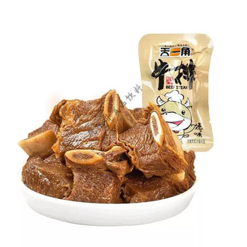 可钦温州牛排骨天一角熟食休闲食品真空包装卤香牛仔骨零食小吃25