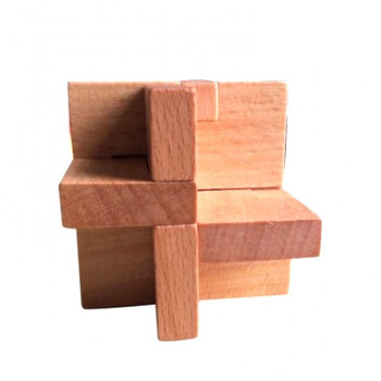 积木玩具成人动脑锁儿童礼物小学生孔明锁鲁班锁榫卯结构积木金色墙角