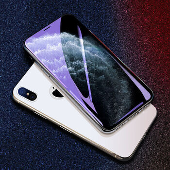 11promax678plus全屏覆盖手机贴膜乔鸟全屏蓝光2片装加贴膜工具苹果6s