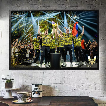 选手系列  csgo周边挂画游戏实体比赛海报电竞房niko mo 小蜜蜂2023